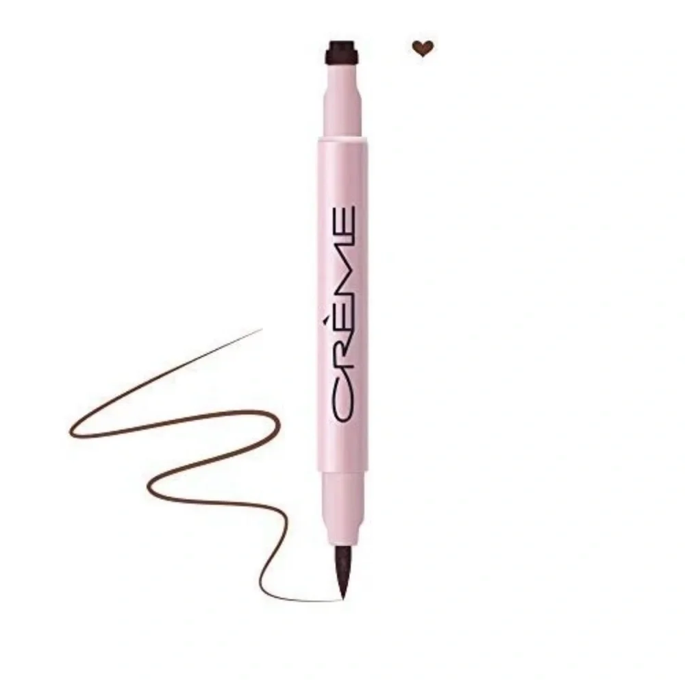 💎 The Crème Shop Freckle Stamps Eyeliner Heart Color Deep Brown New In Box